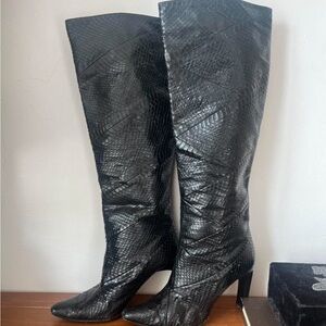 Michael Kors Black Over the Knee Boots